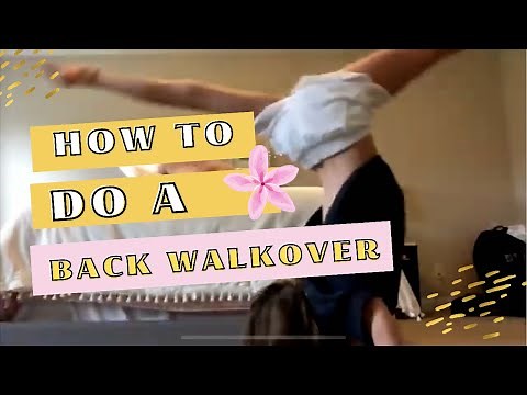 How to do a *BACK WALKOVER* easy | tips and trick to improve!!!!!