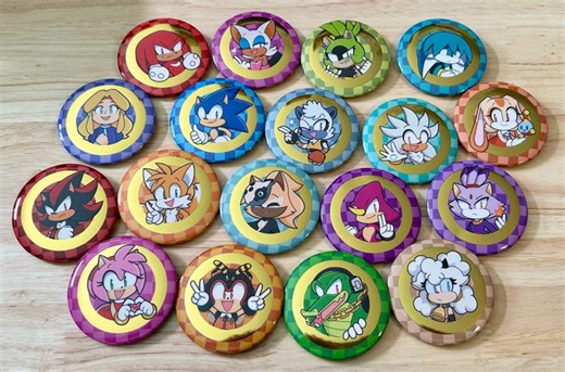 Speed of Sound Gold Ring Buttons - Etsy