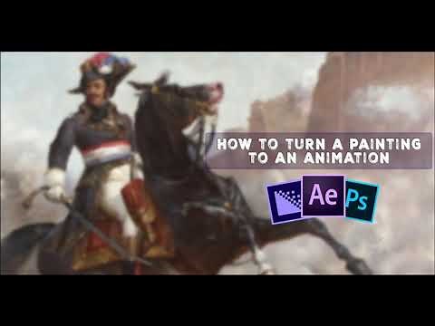 How To Animate a Painting || Tutorial || After effects || Photoshop ||