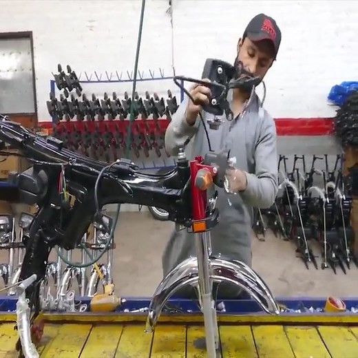 Full Process Assembling of a 570cc Galaxy Motorcycle of Indian | ZQRS