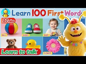 Learn 100 First Words for Babies 👶 Ms Rachel Style | Read Aloud for Toddlers | Speech Development