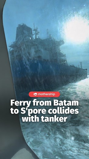 157K views · 974 reactions | The cause of the collision is currently being investigated by the Maritime Port Authority of Singapore, according to Antara News. | Mothership | Facebook