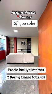 ALQUILO DEPARTAMENTO EN COMAS Ubicación: Jr. Tarma 924 km 11 Urb....