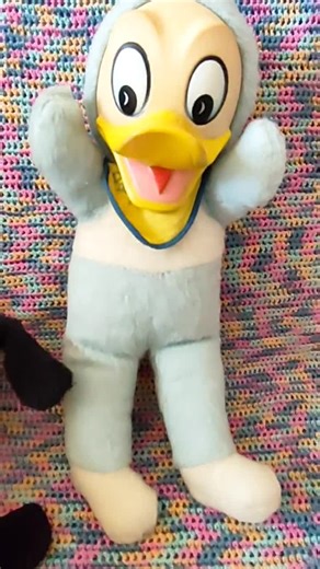 Vintage Pluto Dog and Daisy Duck Plush Dolls, 13 inch