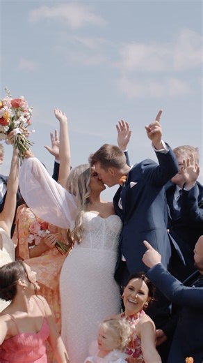 A quick glimpse into Natalie Connor's wedding day. Such a fun day that was full of color, dancing, and love for these two! 🧡 🥂🪩 • • • Venue: Bella Terre Vineyard & Reception Hall Photo: @Meghan Nichole Photography DJ: @el_n3ss Video: Complete Weddings Events Omaha Caterer: Attitude on Food Florist: Piccolo's Florist @Buttercup Floral Hair/Makeup: Oliver and Tate Transportation: @Ollie the Trolley | Complete Weddings Events Omaha