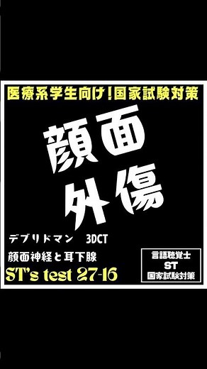 27-16 顔面外傷 デブリドマン 3DCT 顔面神経と耳下腺
