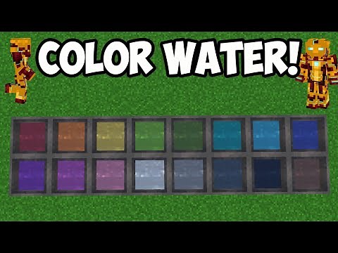 How to COLOR WATER in Minecraft Java (EASY)