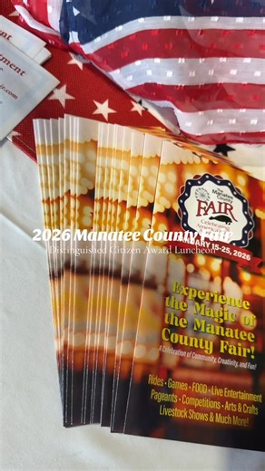 🎉 Honoring excellence in our community 🎉 Our VIP & Distinguished Citizen Awards Luncheon brought together community leaders, supporters, and friends to celebrate the individuals who make a lasting impact in Manatee County. A special congratulations to Norma Kennedy, this year’s Distinguished Citizen - a truly incredible woman whose dedication to the community and the Parrish, Florida area continues to inspire. 💙 We look forward to celebrating with everyone at the Manatee County Fair next week