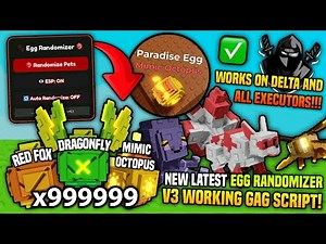 [🔄] NEW EGG RANDOMIZER 🥚 Grow a Garden 🌶️ Script! • No Key 🔥 *UNPATCHED* ✅ - Anukul Hub V4