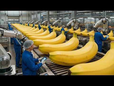 Inside a banana bread factory – An incredible automated production process
