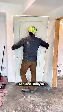 The Smartest Way to Install a Door in Minutes! 🤯🚪