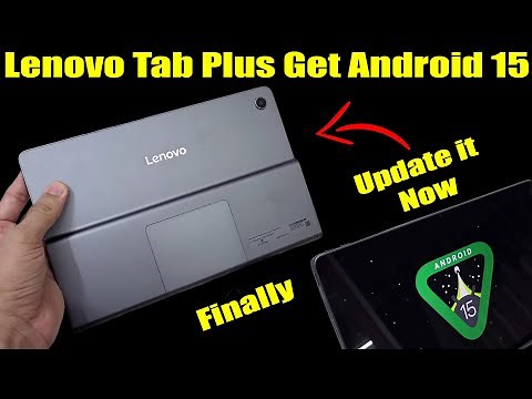 Lenovo tab plus finally got the new android 15 update | installation & quick test