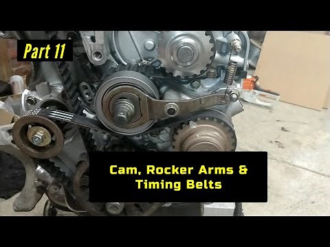 F23 Honda Accord Engine Rebuild Part 11: Cam, Rocker Arms & Timing