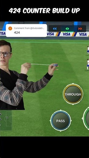 4-2-4 build up Goal #fcmobile #fifamobile #shorts #shortsfeed