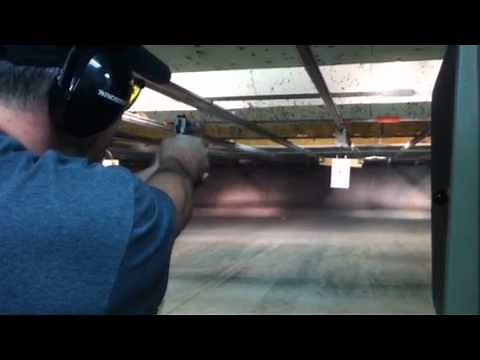 S&W CS45 at the shooting range
