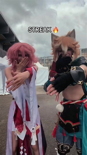 Yae Miko cosplay STREAK | Genshin Impact Yae Miko lookbook