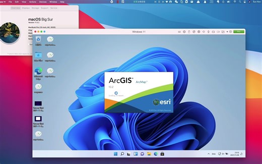 M1 Mac 运行 ArcGIS 10.2