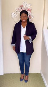 11K views · 73 reactions | Elevate your wardrobe with @laycelately’s must-have Catherines essentials! From the perfect Right Fit Curvy Jeans to the versatile Right Fit Blazer, each piece is designed to flatter and inspire. Say hello to effortless style with our V-Neck Tee and the chic New Utility Shirt! Which piece will you be adding to your collection? SHOP NOW: https://catherinesplus.visitlink.me/Ofw6py | Catherines Plus Sizes | Facebook