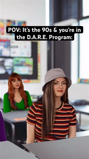 POV: It’s the #90s & you’re in the D.A.R.E. Program. #nostalgia #90skids #millennials