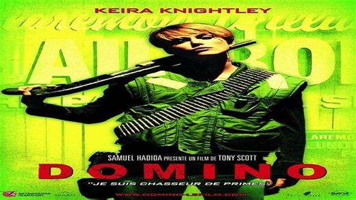 Domino 2005- keira knightley, mickey rourke, Édgar Ramírez Brian Austin Green Lucy Liu