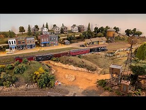 Beautiful Model Railroad HOn3 Scale Gauge Train Layout at The Elmhurst Model Railroad Club