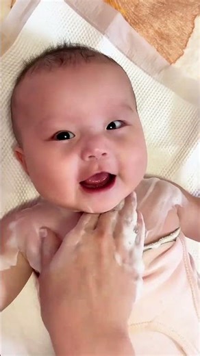 Afraid of Tickles but Laughing Anyway 😆 Too Cute to Handle #CuteBaby #BabyCuteness #CuteKids