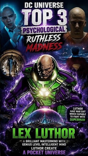 LEX LUTHOR: The Genius Who Created a pocket Universe!#luthor#dcu#dcuniverse#superman#batman#dccomics