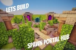 Spawn Portal Hub Minecraft Map