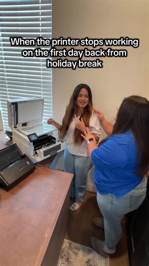Printer Struggles: Office Humor Returns After Break