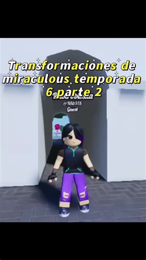 Transformaciones de miraculous temporada 6 parte 2 #roblox #marinette #adrien #ladybug #miraculous