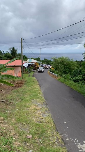 Commonwealth of Dominica Police Force March pass display on the streets of La Plaine @highlight | Kireem Mrfusion Vigilant