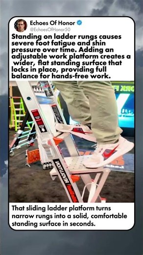 HANDS FREE LADDER PLATFORM ATTACHMENT