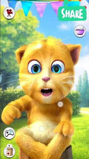 talking ginger cat 2 🐈 funny cat video 🐈 #talkingtomversion #cat #funnycat