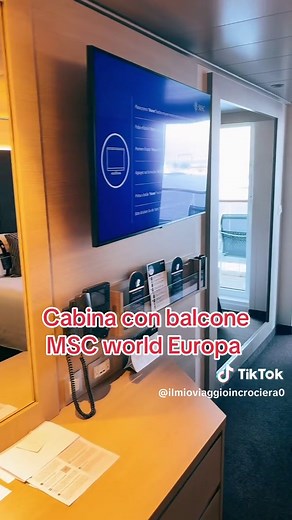#msc #mscworldeuropa #worldeuropa #msccrociere #msccruises #cabina #cabinaconbalcone