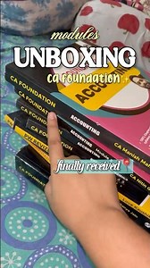 modules are here✨ #fyp #minivlog #youtubeshorts #pw #unboxing #cafoundation #collegelife #studyvlog