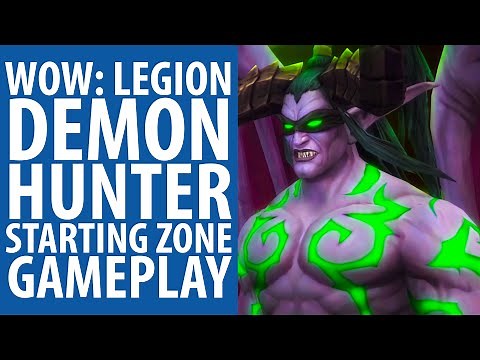 WoW: Legion | Demon Hunter starting zone gameplay
