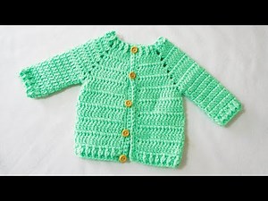 🌈Saquito a Crochet para bebé UNISEX (Pullover, Suéter, chaqueta) TODAS LAS TALLAS