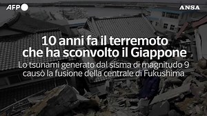 2.7K views · 46 reactions | Dieci anni fa il terremoto che ha sconvolto il Giappone. Lo tsunami generato dal sisma di magnitudo 9 causò la fusione della centrale di Fukushima #ANSA https://www.ansa.it/sito/notizie/mondo/2021/03/11/fukushima-il-giappone-ricorda-la-catastrofe-del-2011_783acaa4-0da9-4fcd-beb9-9d252a926810.html | ANSA.it | Facebook
