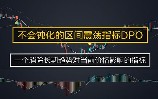 不会钝化的区间震荡指标DPO，一个消除长期趋势对当前价格影响的指标