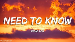 156K views · 3K reactions | Doja Cat - Need To Know (Lyrics) Link :...