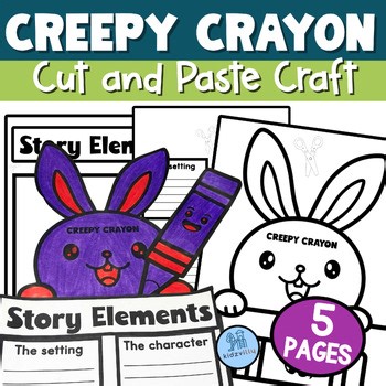 Creepy Crayon Craft and Writing Activities | Book Companion