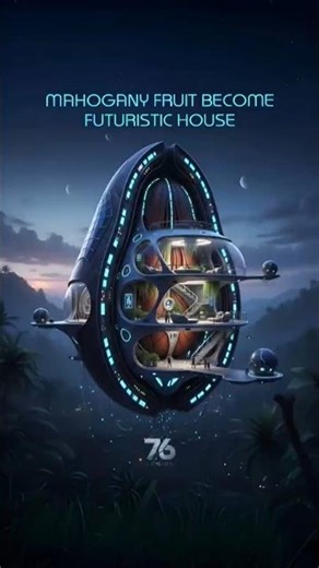 🌰 Not a Spaceship! This Futuristic Home Is Inspired by a Mahogany Seed 😱✨