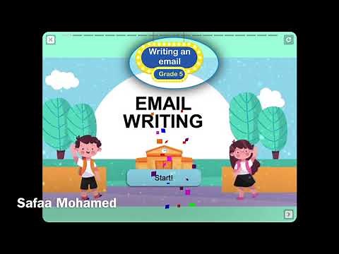 Writing an email ( grade 5 )