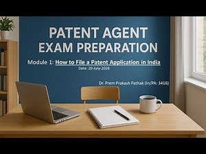Module 1 How to file patent application in India