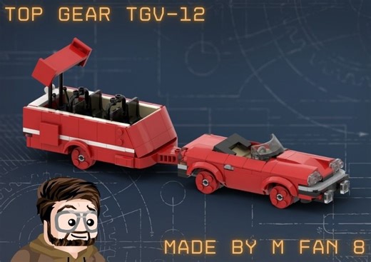 LEGO MOC-197985 Clarkson's TGV-12 - TopGear UK Series (Train 2024)