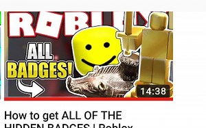 roblox hmm..游戏所有徽章！！！