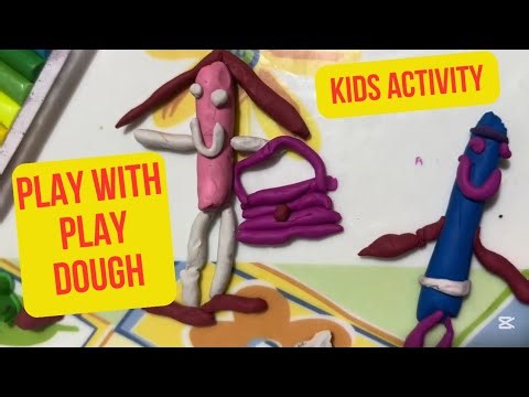 Fun Play-Doh Creations for Kids | Learning Through Play #Shorts #crafts #kidsvideo #craftforkids