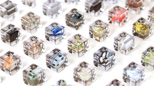 These Dice Have Tiny Game Consoles and Dragons Inside of Them