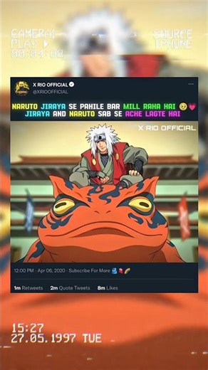 Naruto Jiraya Se Pahile Bar Mill Raha hai 🥹💫 | Part 1