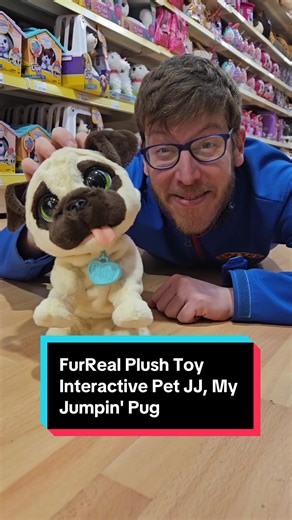 Bring home your very own interactive puppy toy, with FurReal Friends – JJ, My Jumpin' Pug Pet! JJ is packed full of energy, with motion sensors, interactions and sound effects to react and play, just like a real dog!🐶 Product code: 242838 Don’t forget, FREE DELIVERY on orders over £25/€25 at Smyths Toys! *T&Cs apply! ✅ #smythstoys #furreal #cute #fyp #toytok
